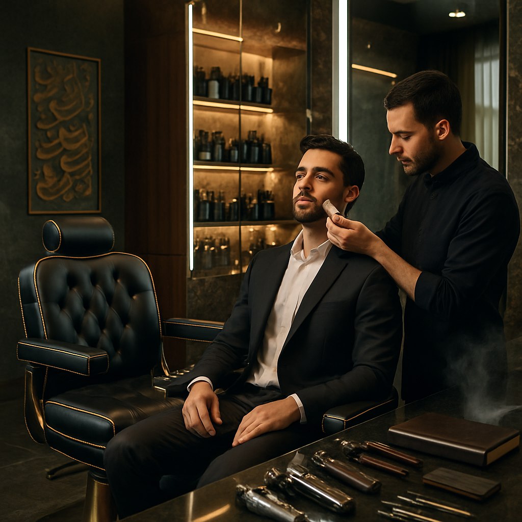 آرایشگاه مردانه لوکس